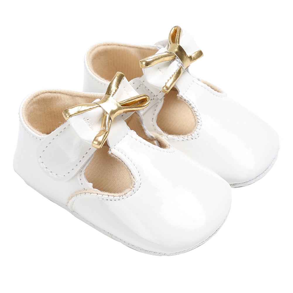 Baby Girl Cute Bowknot Flower Soft Sole Prewalker Anti-Skid Shoes Summer Sandals