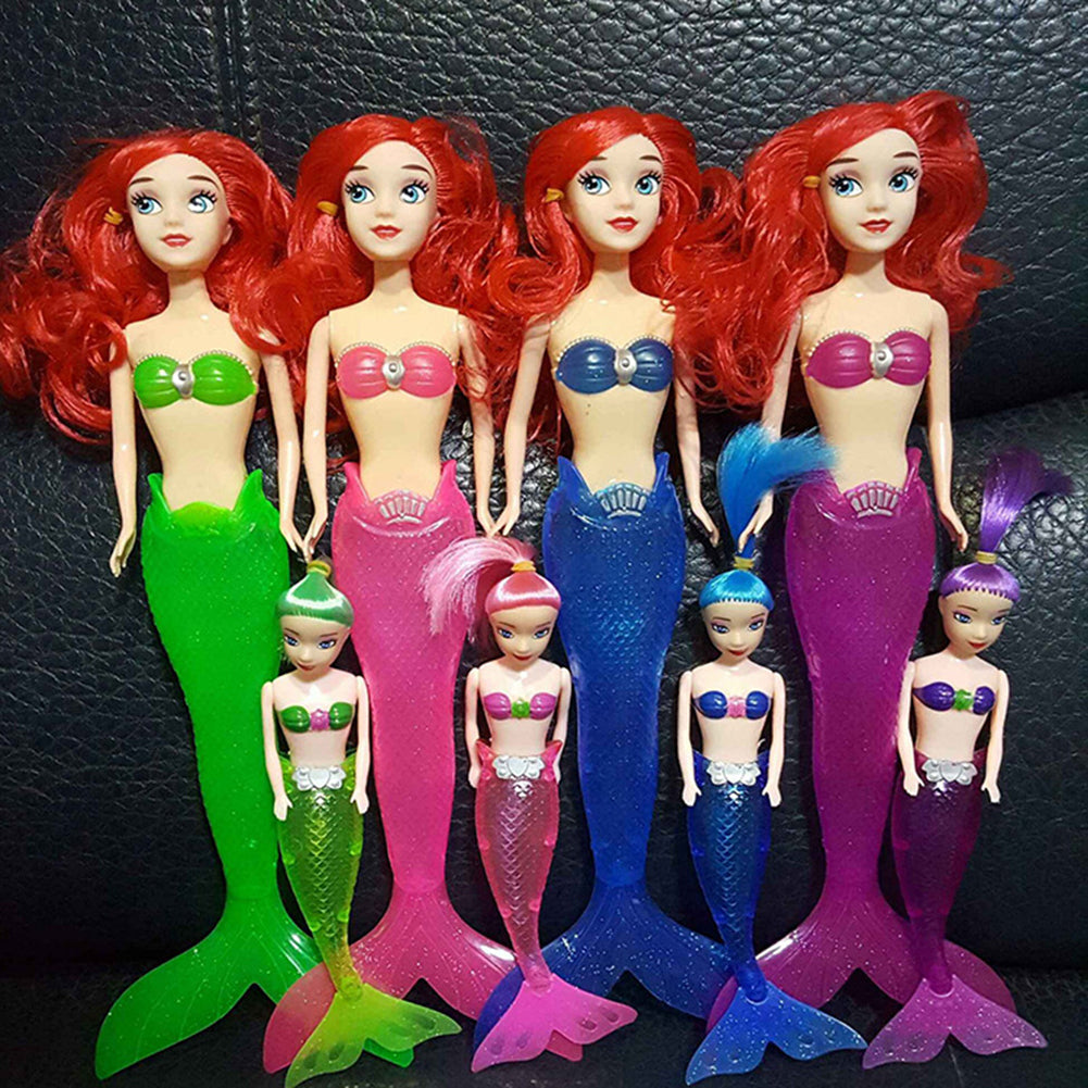 Flash LED Light Swimming Mermaid Princess Educational Doll Kid Girls Toy Gift