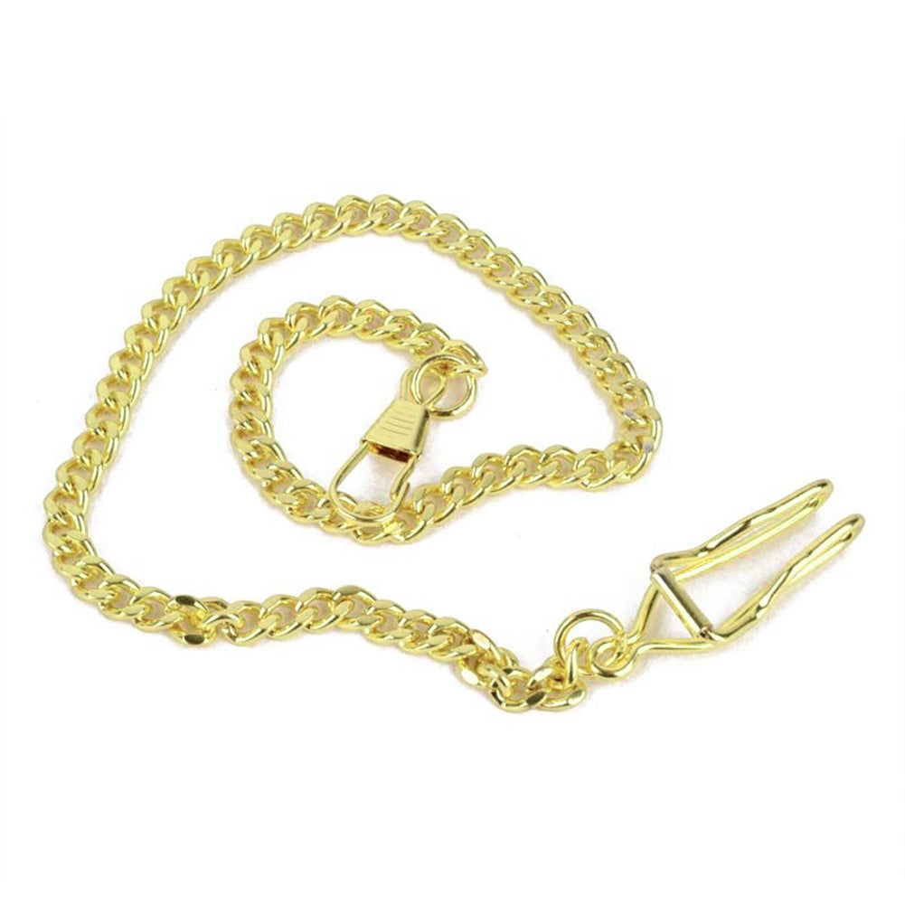 Unisex Retro Antique Gift Pocket Chain Watch Holder Necklace Jean Belt Decor