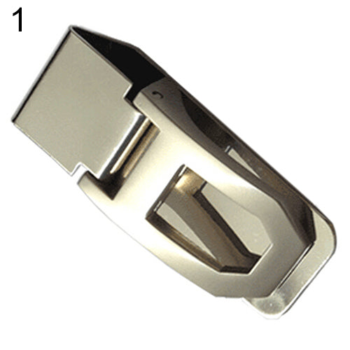 Stainless Steel Spring Money Cash Clip Pocket Slim ID Credit Card Money Holder