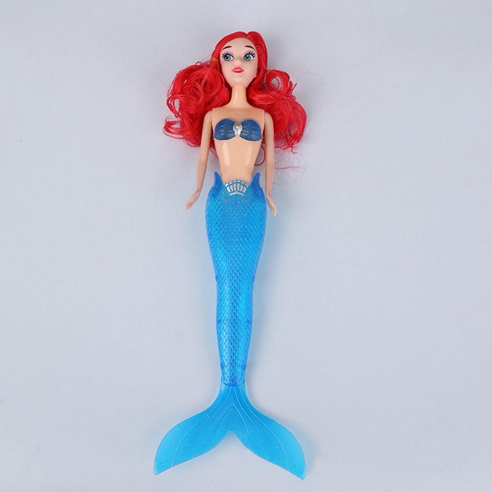 Flash LED Light Swimming Mermaid Princess Educational Doll Kid Girls Toy Gift