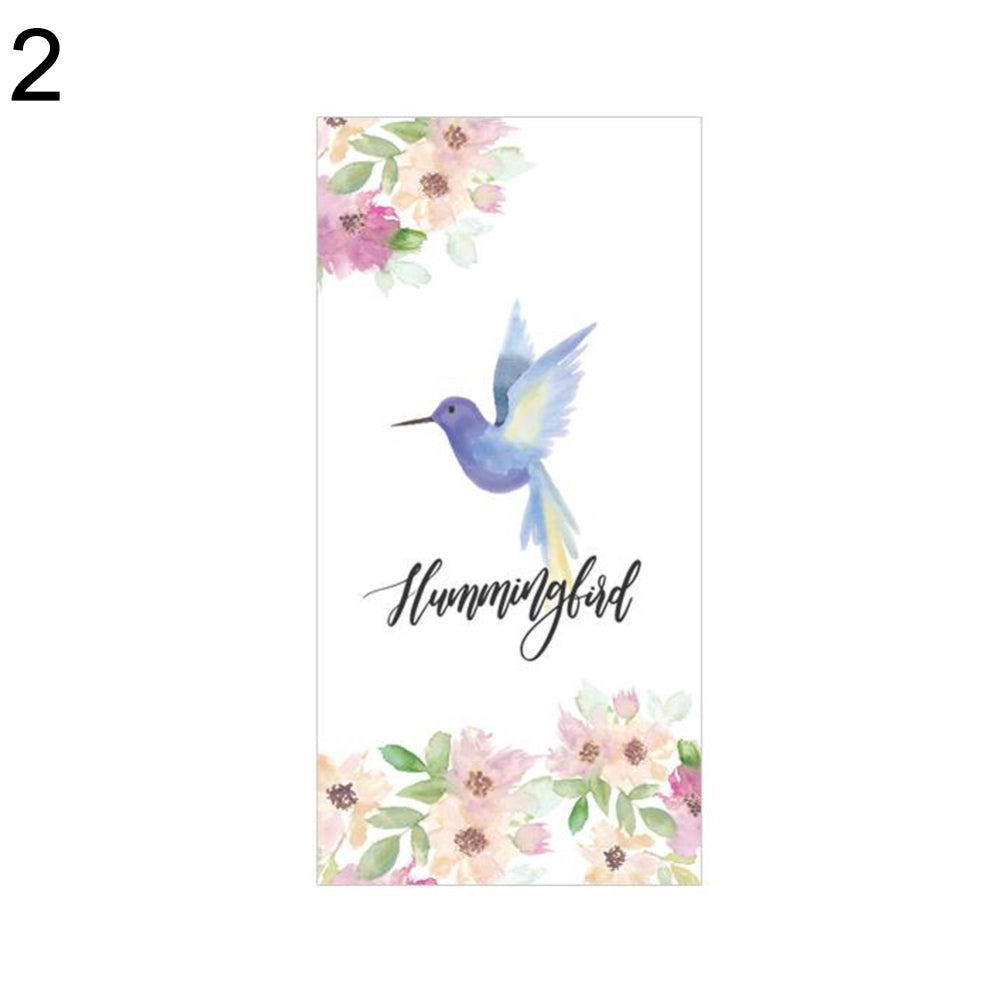 Fashion Bird Pattern PVC Frosted Door Glass Sticker Bedroom Bathroom Decal Decor