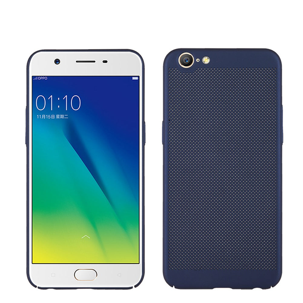 Utral Thin OPPO A57 Mesh Design Radiating Back Covers Super Light PC Hard Phone Case for OPPO A57