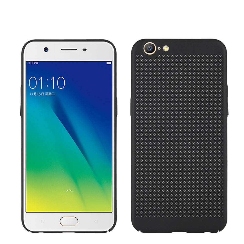 Utral Thin OPPO A57 Mesh Design Radiating Back Covers Super Light PC Hard Phone Case for OPPO A57