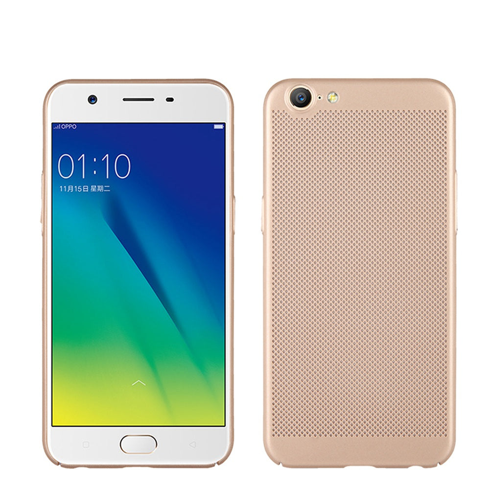 Utral Thin OPPO A57 Mesh Design Radiating Back Covers Super Light PC Hard Phone Case for OPPO A57