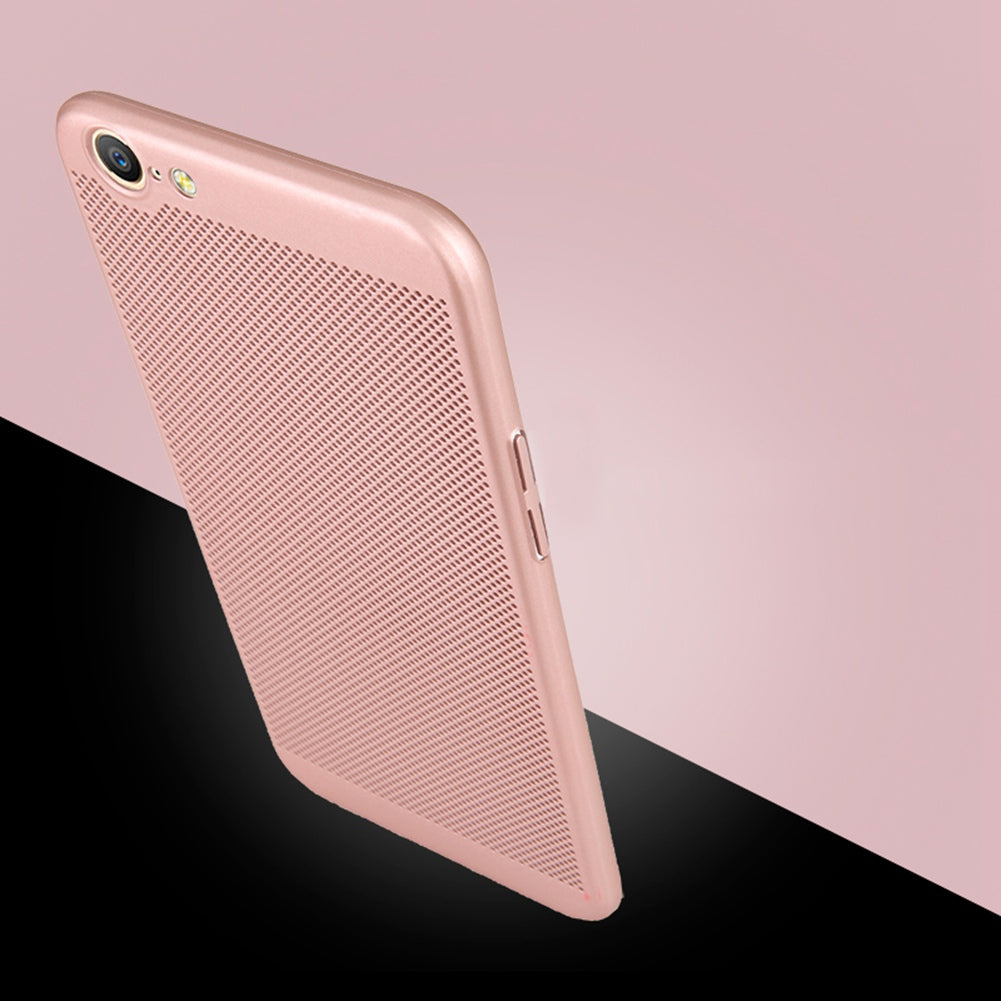Utral Thin OPPO A57 Mesh Design Radiating Back Covers Super Light PC Hard Phone Case for OPPO A57