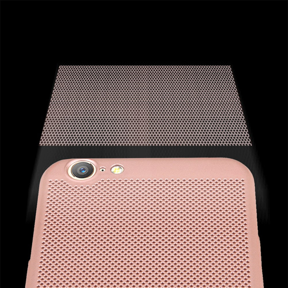 Utral Thin OPPO A57 Mesh Design Radiating Back Covers Super Light PC Hard Phone Case for OPPO A57