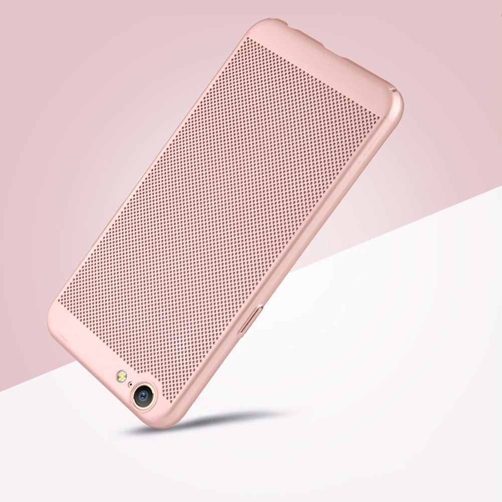 Utral Thin OPPO A57 Mesh Design Radiating Back Covers Super Light PC Hard Phone Case for OPPO A57