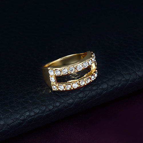 Formal Party Crystal Chain Charm Necklace Earring Bracelet Ring Jewelry Set Gift