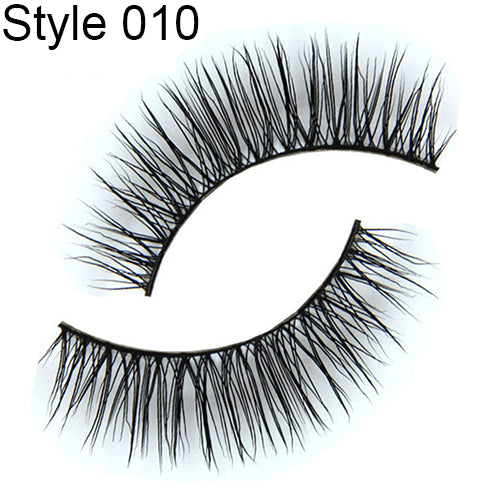 Fashion Mink Hair Soft Long Natural Thick Makeup Eye Lashes False Eyelashes