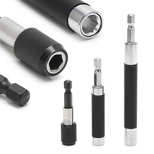 60mm Hex Bit Screwdriver Extension Holder Bar 80/120mm Telescopic Shank Set