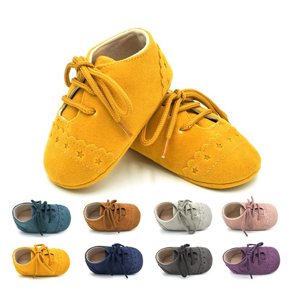 Fashion Toddler Baby Boys Girls Faux Leather Shoes Soft Flats Casual Prewalker