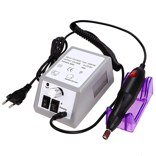 Mini Electric Acrylic Polish Nail Drill File Machine Manicure Pedicure Kit with Bits Manicure