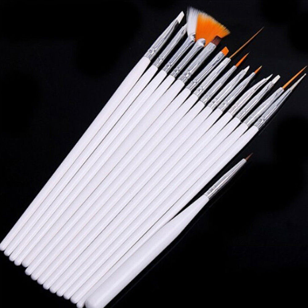 15 Pcs/Set Nail Art UV Gel Design Dotting Painting Pen Brush Manicure DIY Tool