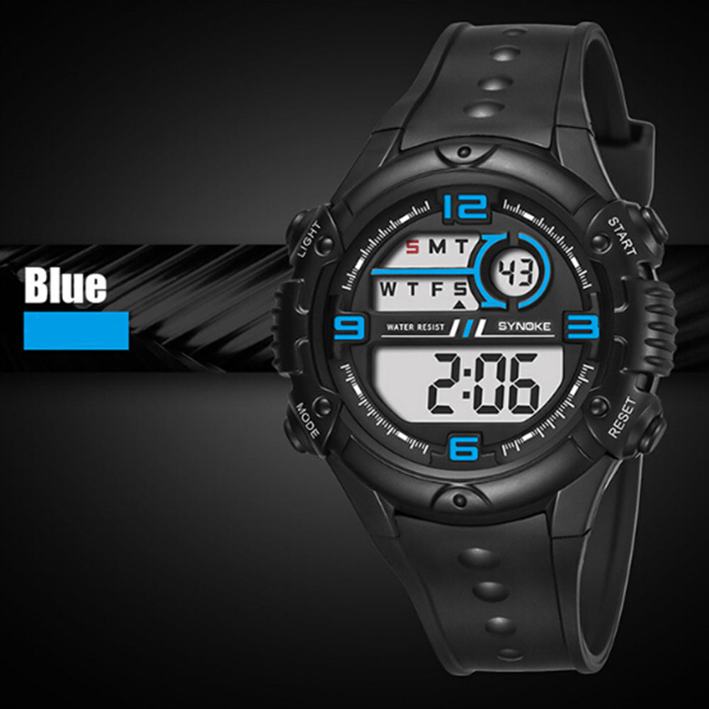 Fashion Men Outdoor Sport Waterproof Alarm Date Stopwatch Digital Wrist Watch