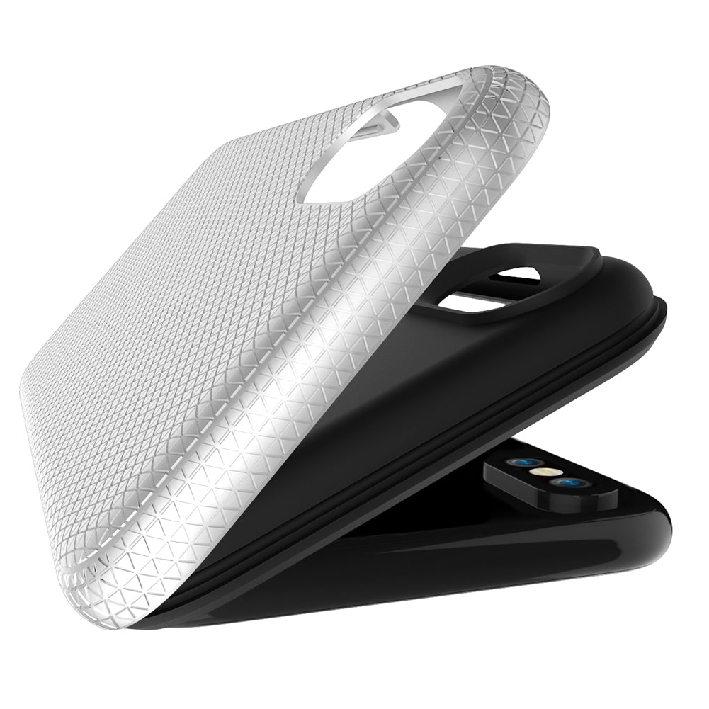 for iPhone X / 10 2 in 1 Heavy Duty Phone Case Shook Proof Back Cover Mobile Shield Shell for iPhoneX