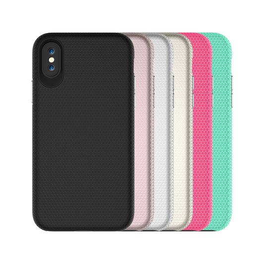 for iPhone X / 10 2 in 1 Heavy Duty Phone Case Shook Proof Back Cover Mobile Shield Shell for iPhoneX