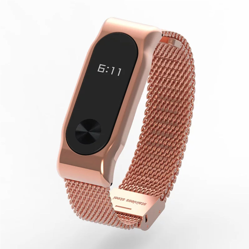 Replace Metal Strap Band For Xiaomi Mi Band 2 Accessories Wristbands Stainless Steel Bracelet