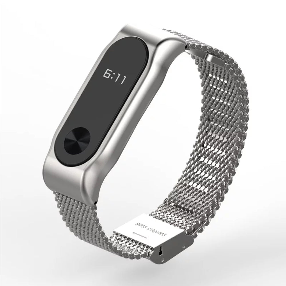 Replace Metal Strap Band For Xiaomi Mi Band 2 Accessories Wristbands Stainless Steel Bracelet
