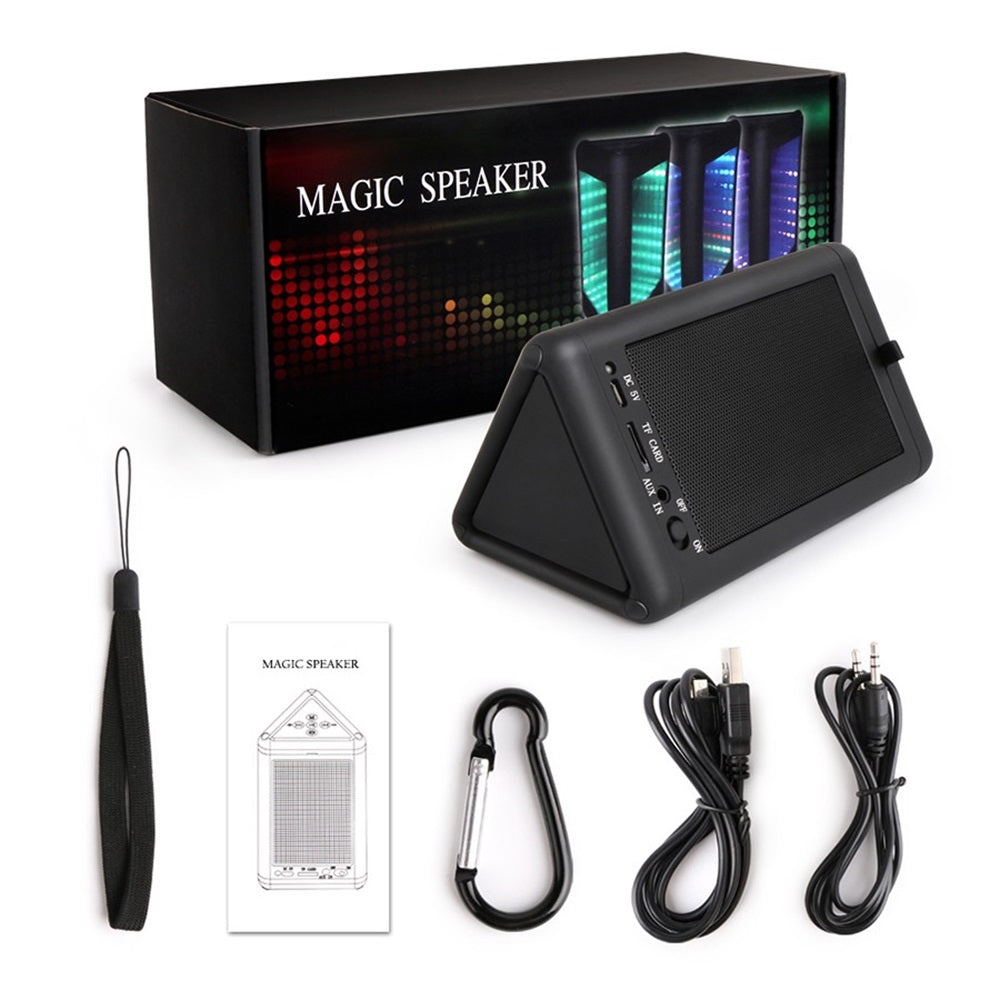 NiUB5 X1 Bluetooth Speakes Passive Loudspeakers Portable Outdoor Smart Dimmable 4 LED Light Color Changing Lighting