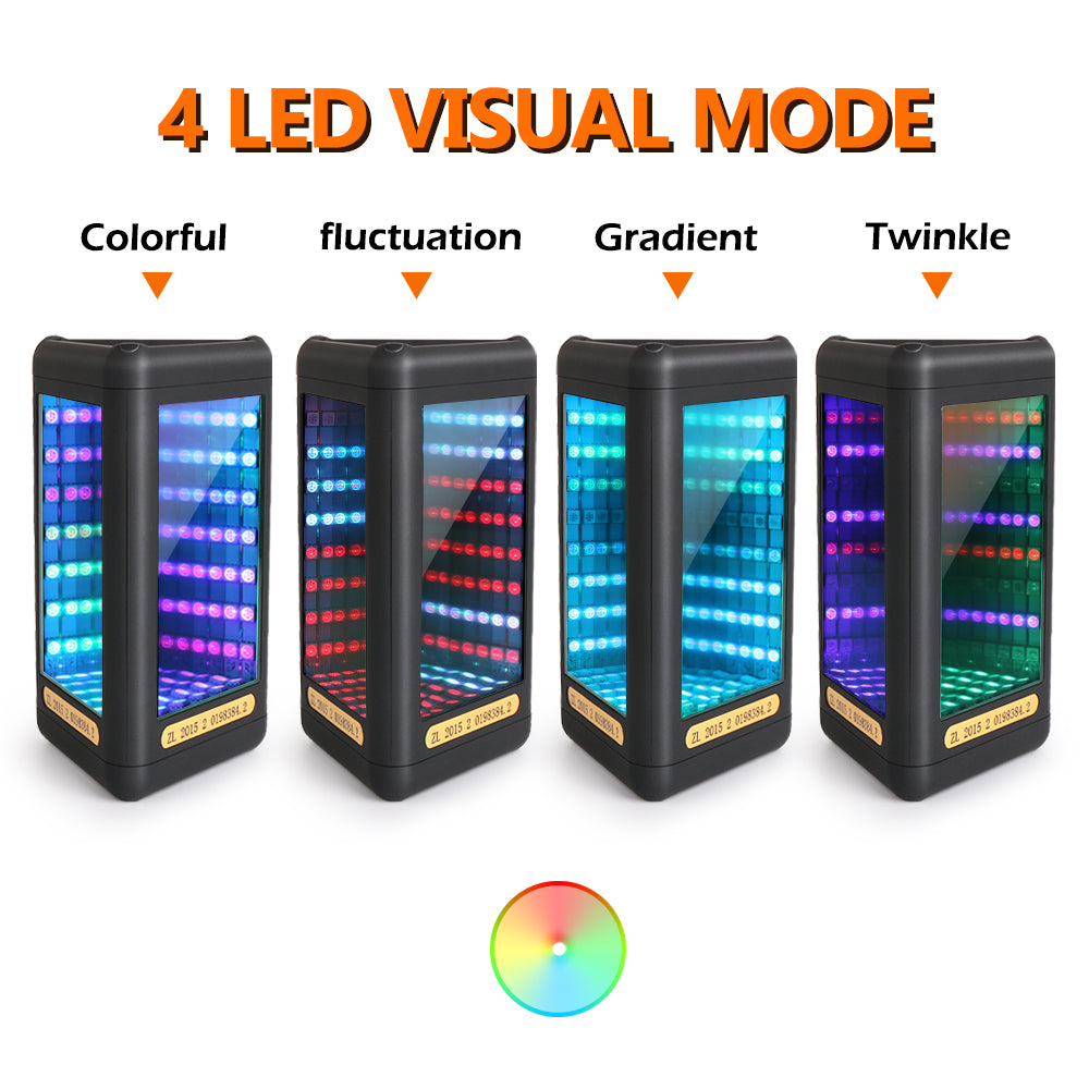 NiUB5 X1 Bluetooth Speakes Passive Loudspeakers Portable Outdoor Smart Dimmable 4 LED Light Color Changing Lighting