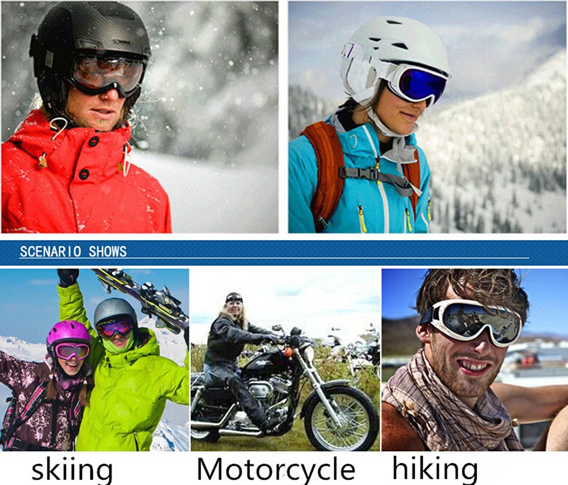 Outdoor Windproof Motorcycle Riding Glasses Ski Goggles Military Glass
