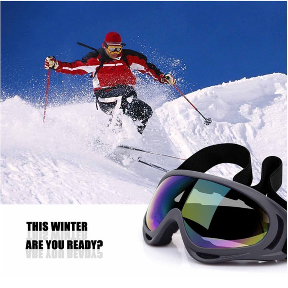 Outdoor Windproof Motorcycle Riding Glasses Ski Goggles Military Glass