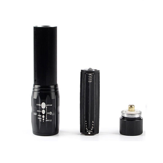 mini LED Flashlight High quality black light Torch light 2000lm Strong Lumens Zoomable Penlight Lanterna