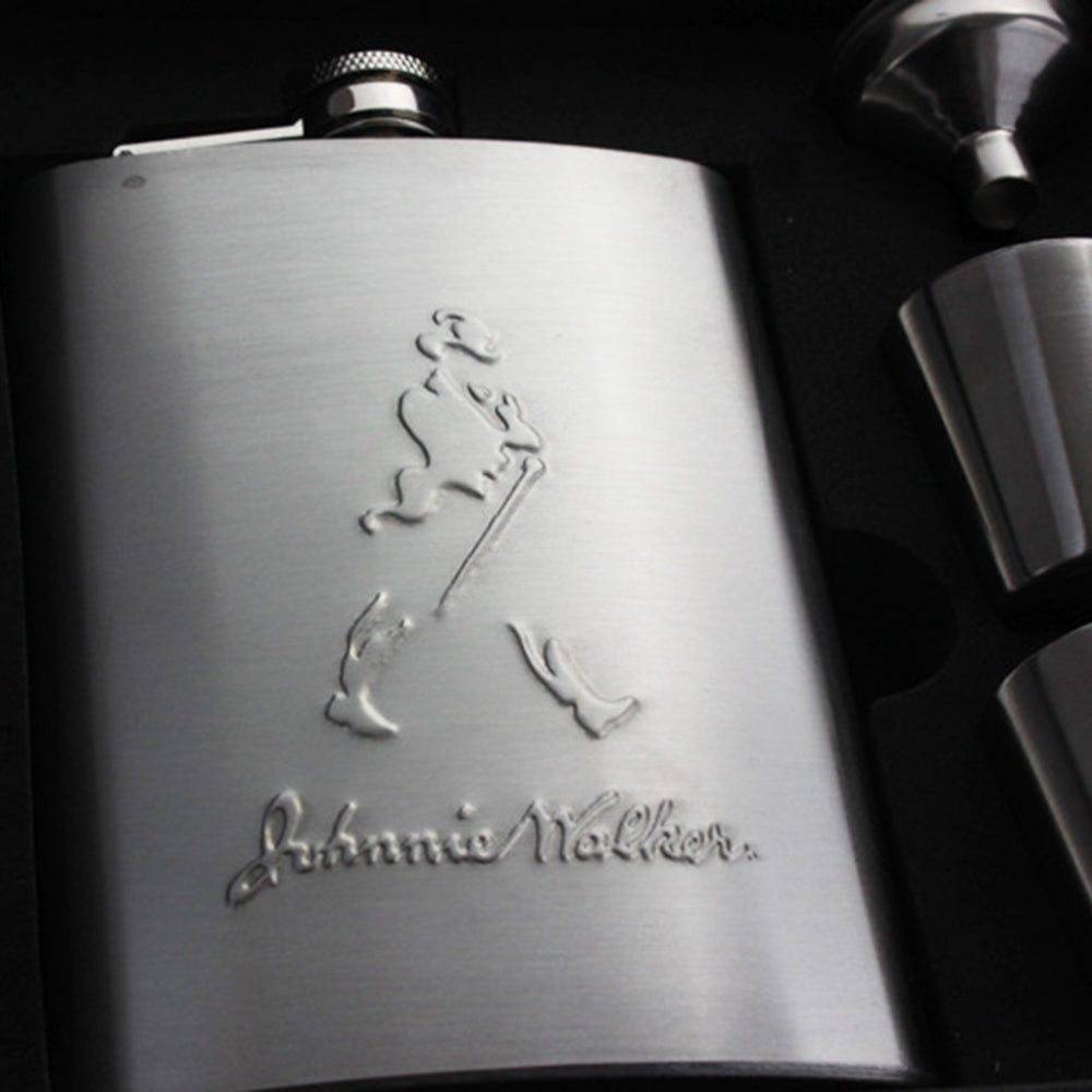 OZ3 Stainless steel flagon 8 ounces Portable for men use for Business gifts, home decorations