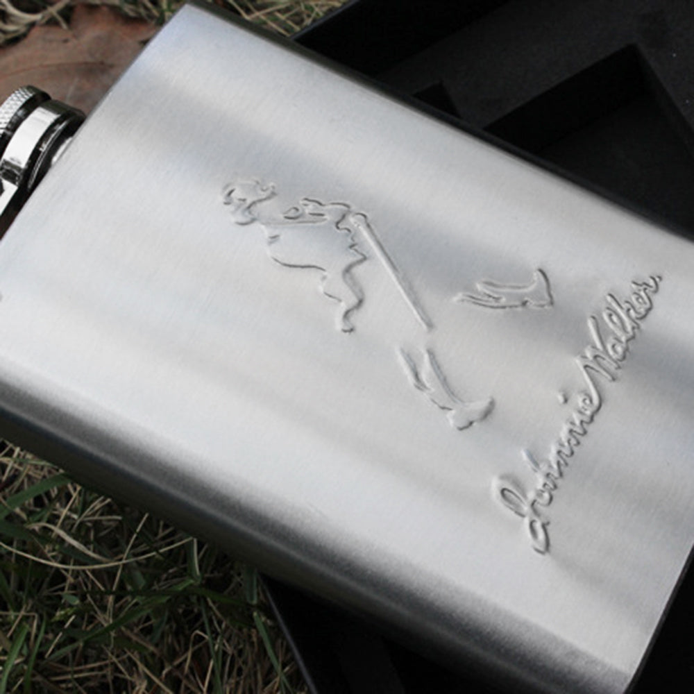 OZ3 Stainless steel flagon 8 ounces Portable for men use for Business gifts, home decorations