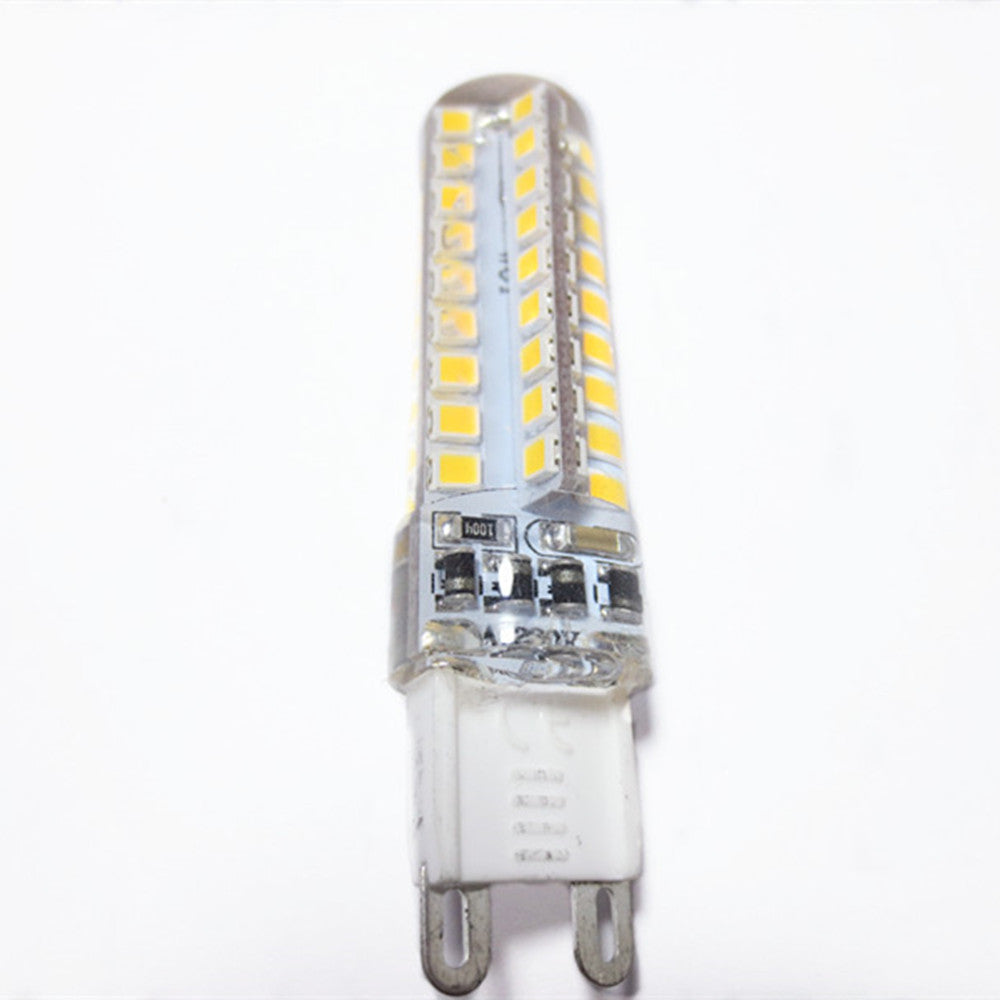 2 pieces Silicone E14 G9 Dimmable SMD 2835 7W 72 Chips LED Corn lamp Droplight Chandelier candle bulb Pendant light lighting