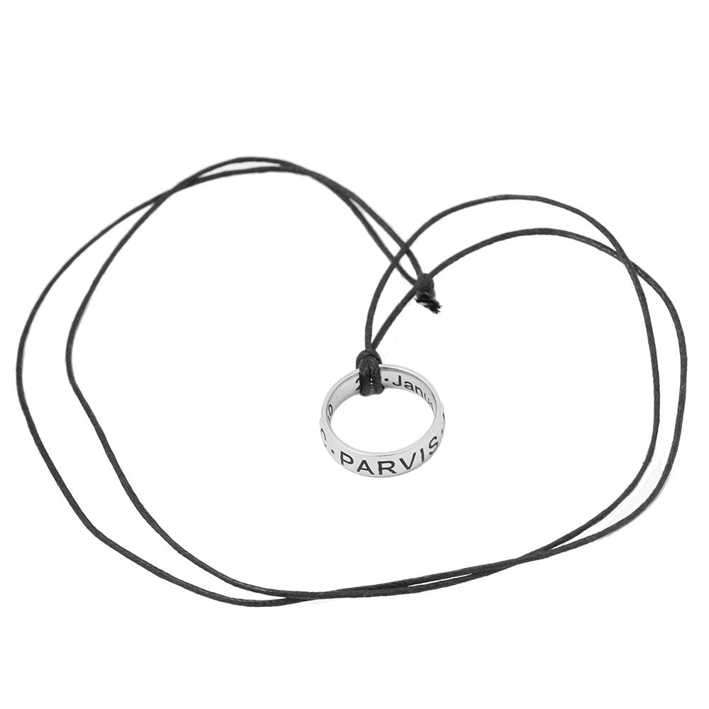 PS3 Uncharted 3 Nathan Drake's Ring Cord Strap Necklace