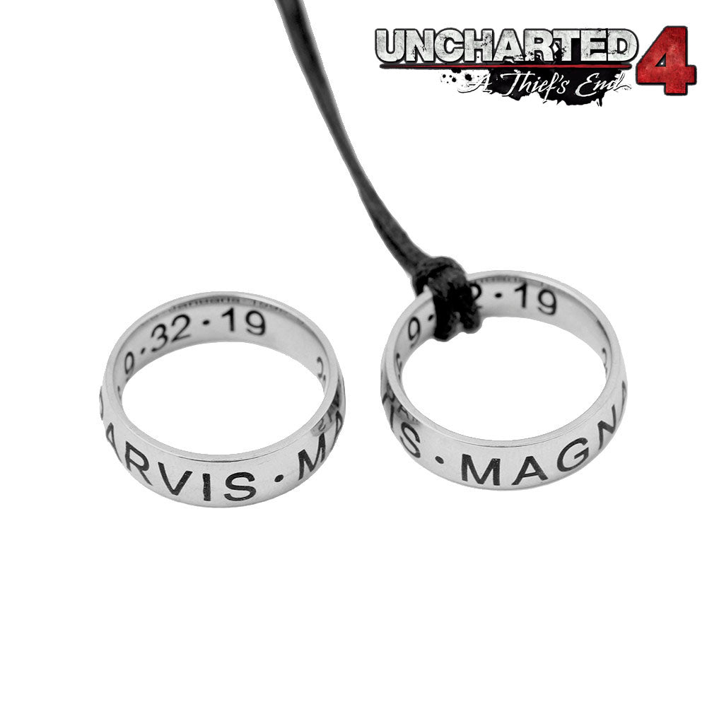 PS3 Uncharted 3 Nathan Drake's Ring Cord Strap Necklace