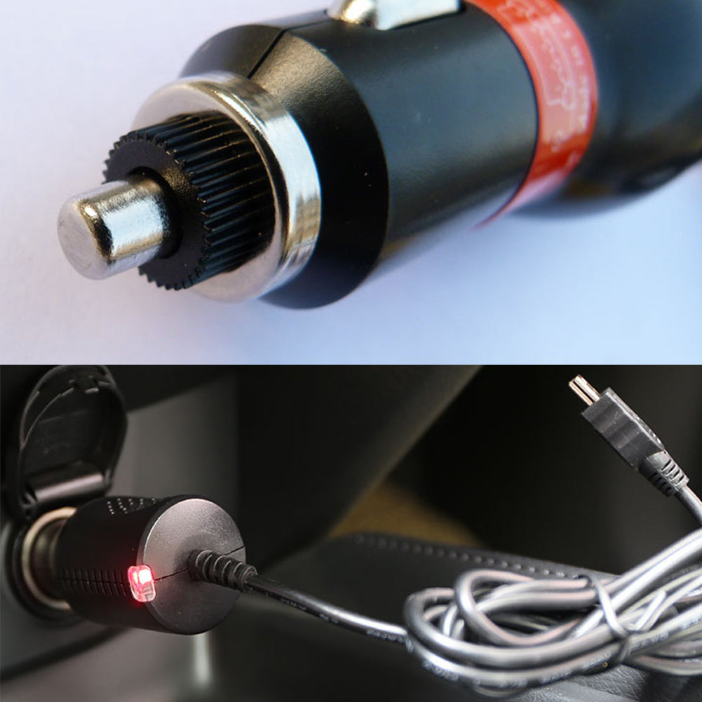 New Mini USB Car GPS Navigator / DVR Camera Charger With Power Switch, input 12V 24V ouput 5V 1.5A