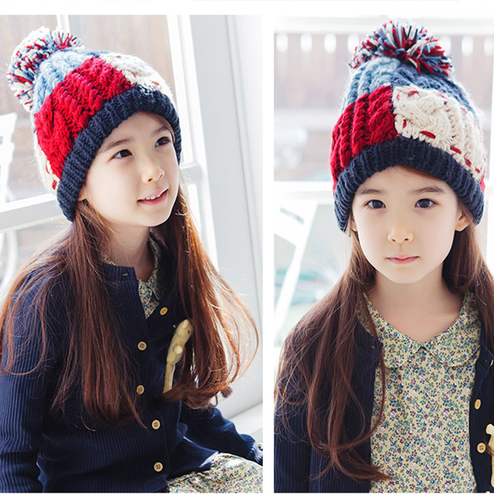 C23 cold warm wool hat boys and girls for autumn and winter