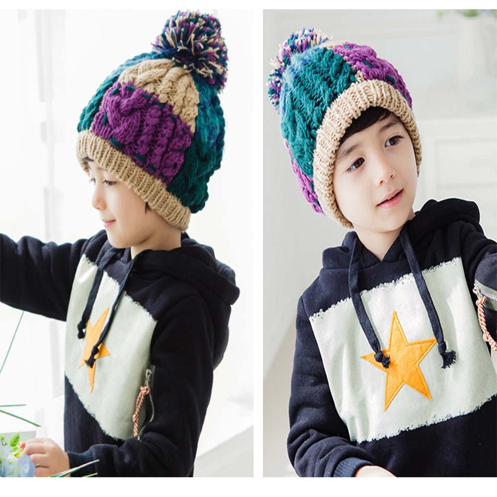 C23 cold warm wool hat boys and girls for autumn and winter