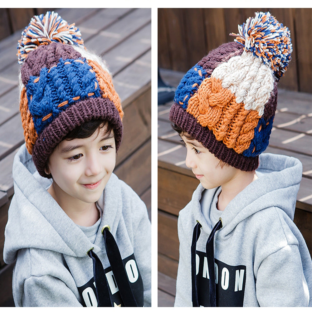 C23 cold warm wool hat boys and girls for autumn and winter