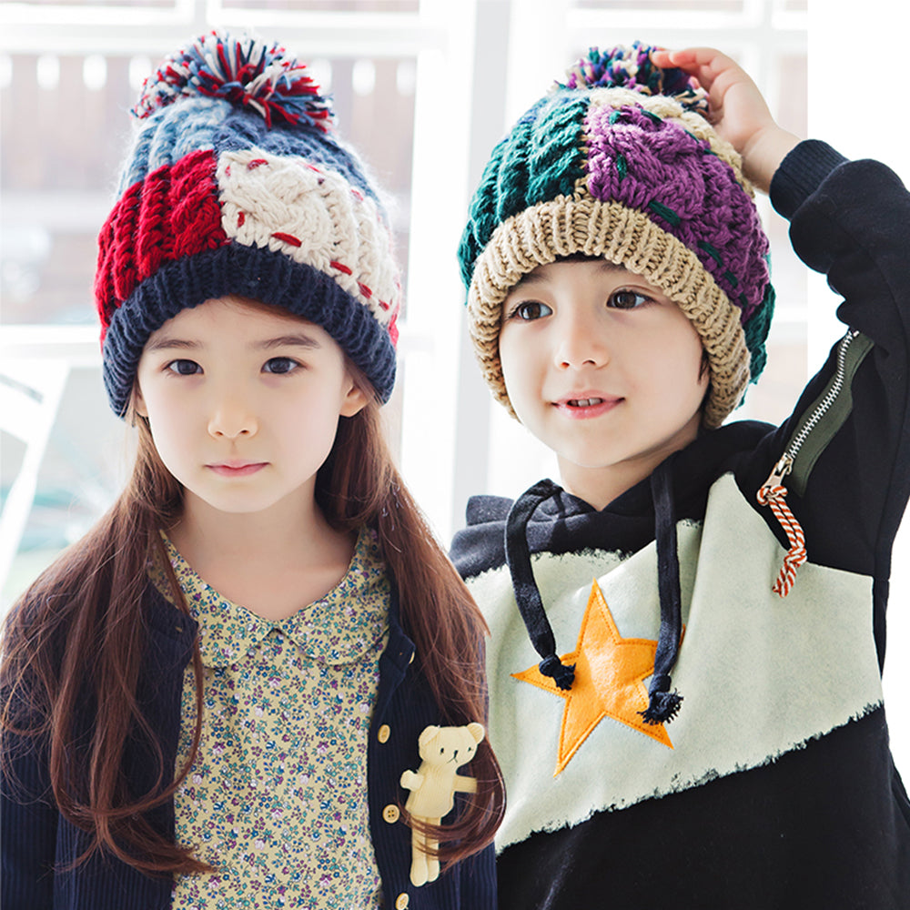 C23 cold warm wool hat boys and girls for autumn and winter