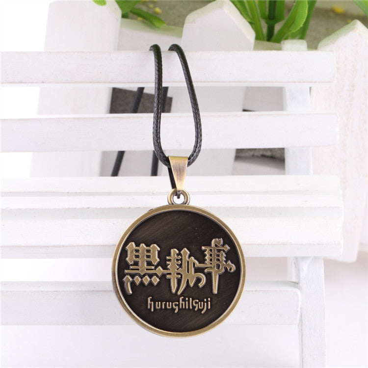 Kuroshitsuji Black Butler Antique Copper Necklaces DM357