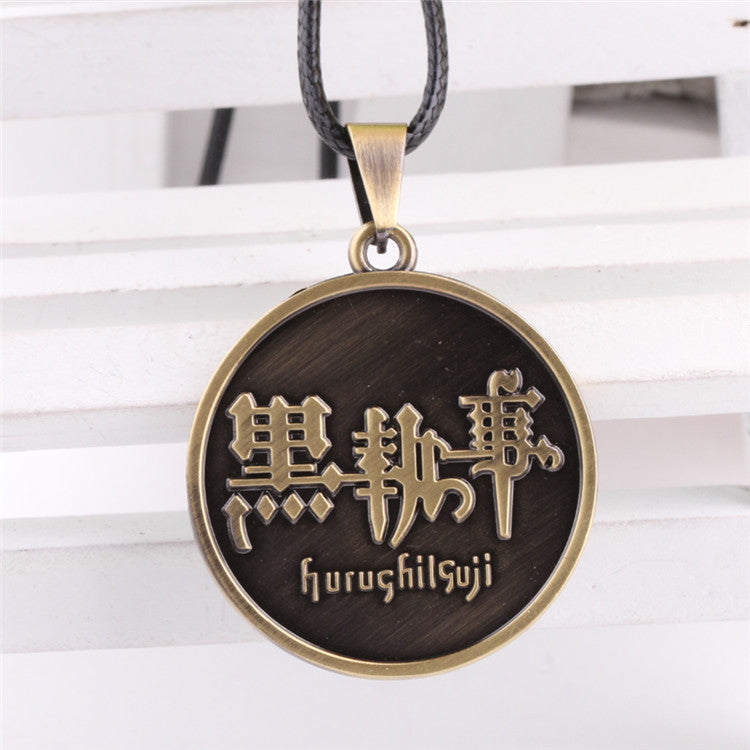 Kuroshitsuji Black Butler Antique Copper Necklaces DM357