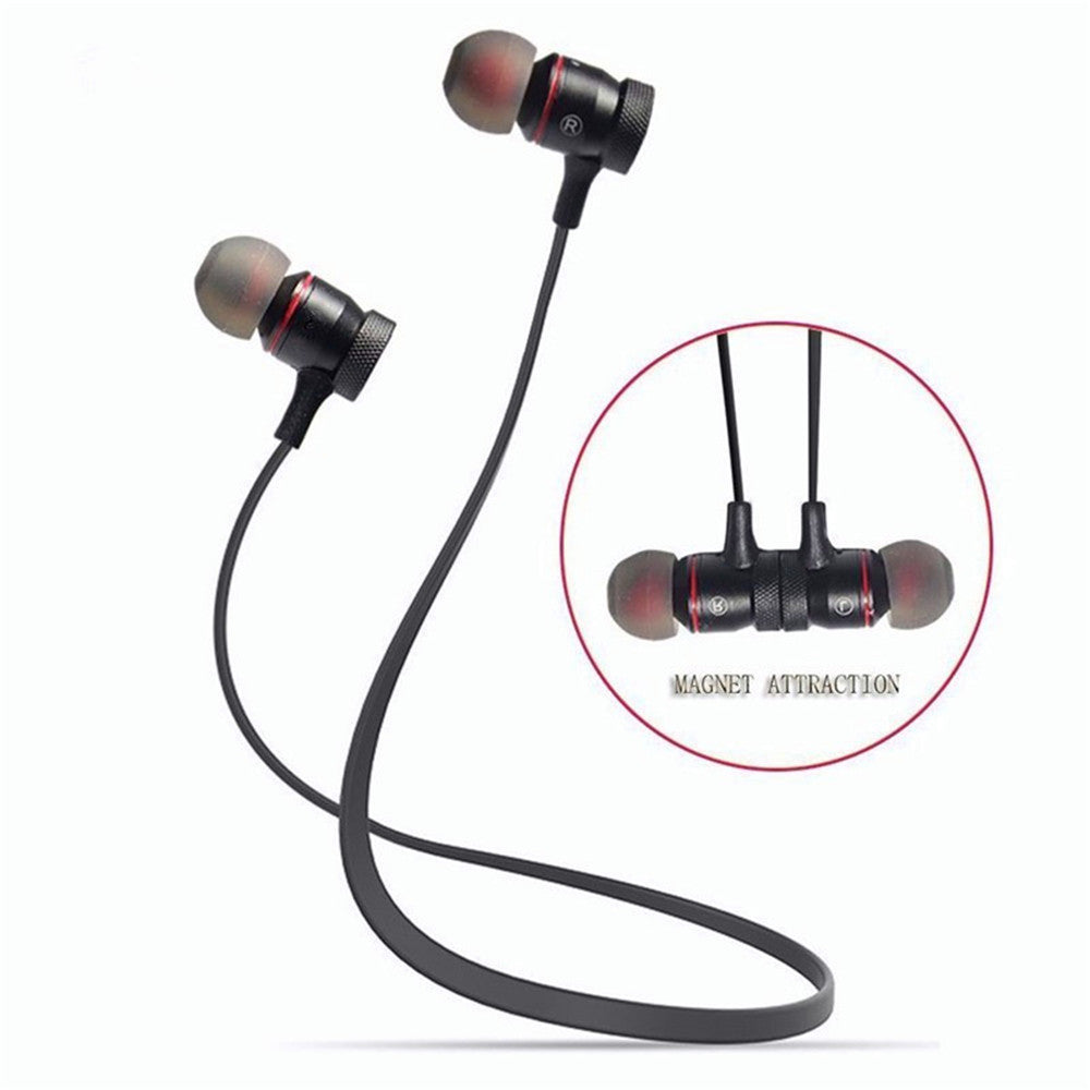 M9 Bluetooth 4.0 Wireless Sport Exercise Stereo Noise Reduction Earbuds Build-in Microphone Earphone