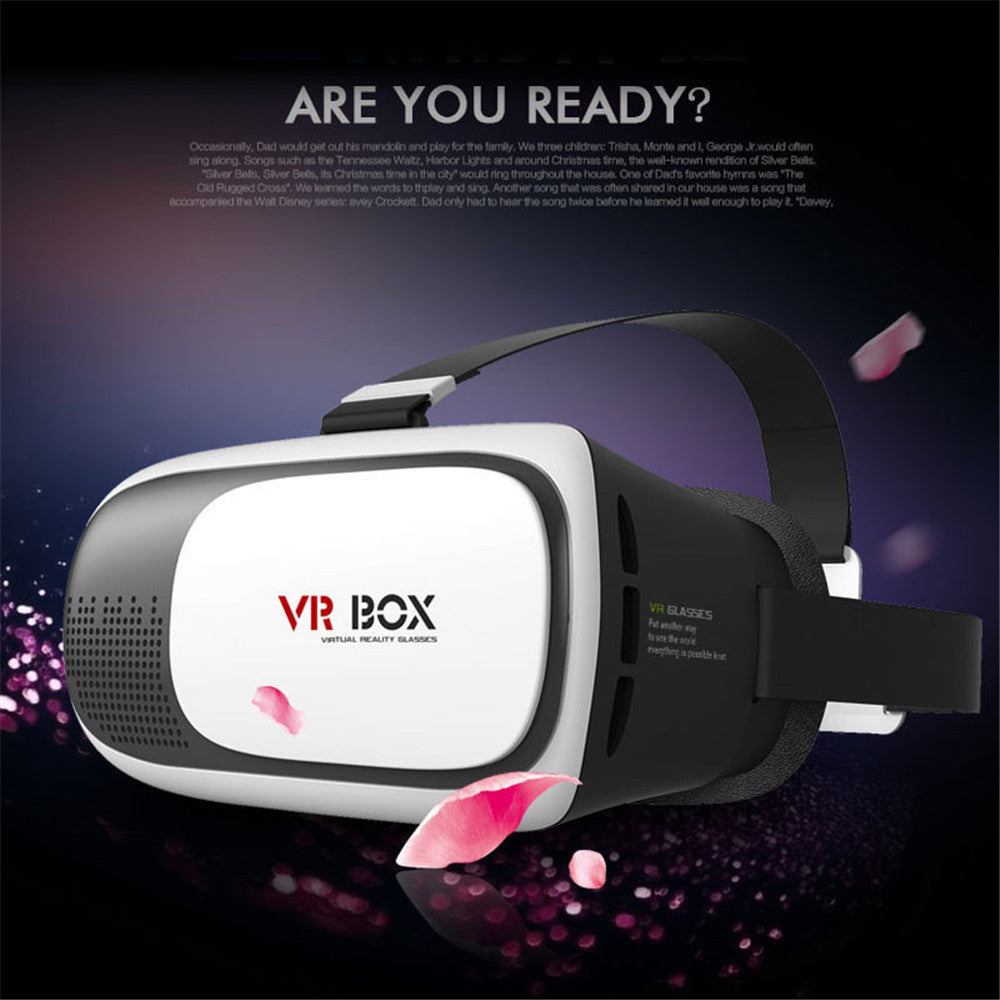 2016 Google Cardboard VR BOX 2.0 Virtual Reality Oculus Rift 3D Glasses for 3.5-6.0 Phone+ Wireless Bluetooth Controller Gamepad