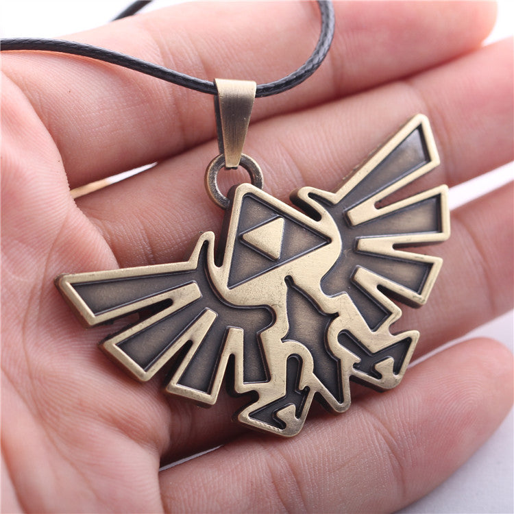 Game The Legend of Zelda badges sign Necklace Boy Gift Cosplay DM1320