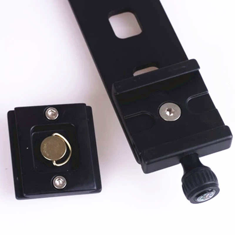 Tripod Lengthen Plate 31cm Double Heads Quick Release Plate Portable slr Mini Slide for DSLR Camera Bracket