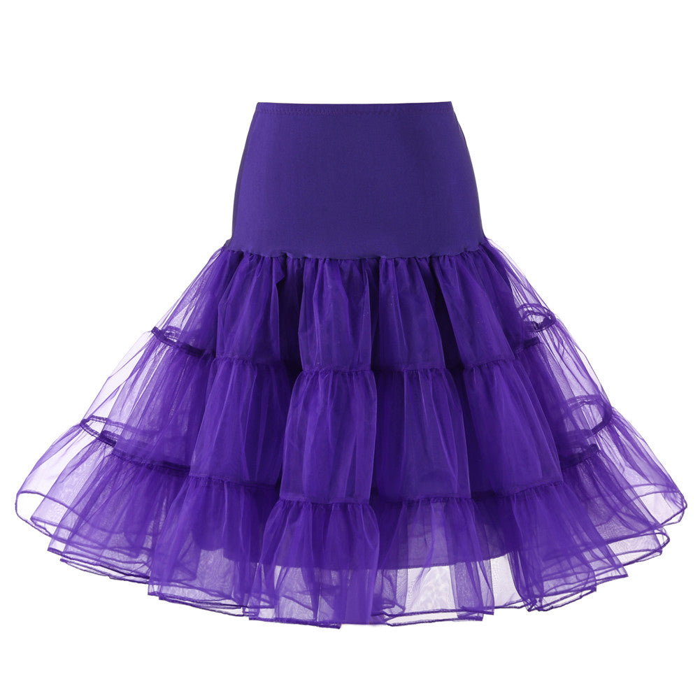 Girls' Vintage Underskirt Swing Petticoat/Rockabilly Lovely Tutu/Fancy Net Skirt