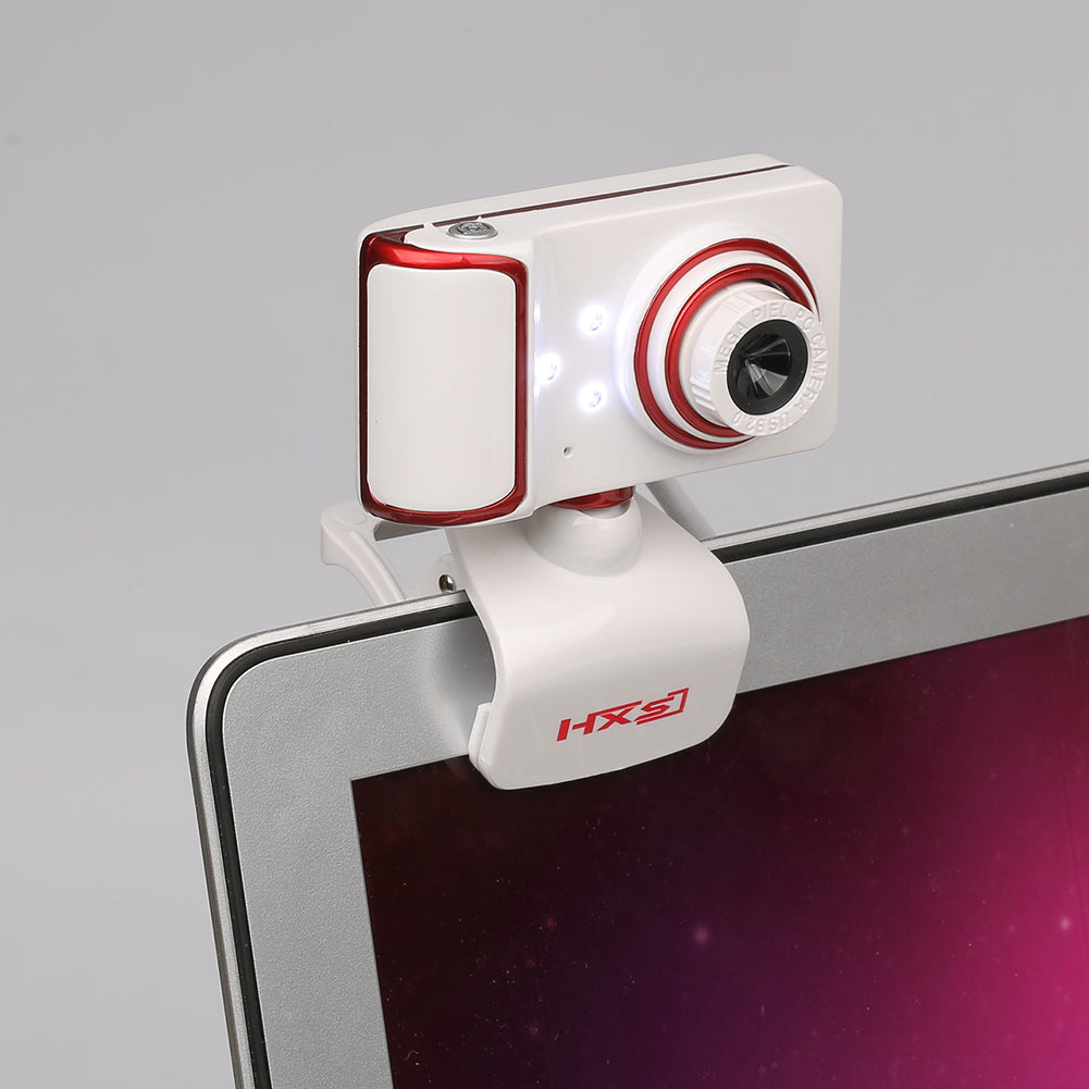 Clip-on HD WebCam Camera with Mic 9 Special Effects for Laptop Desktop Computer