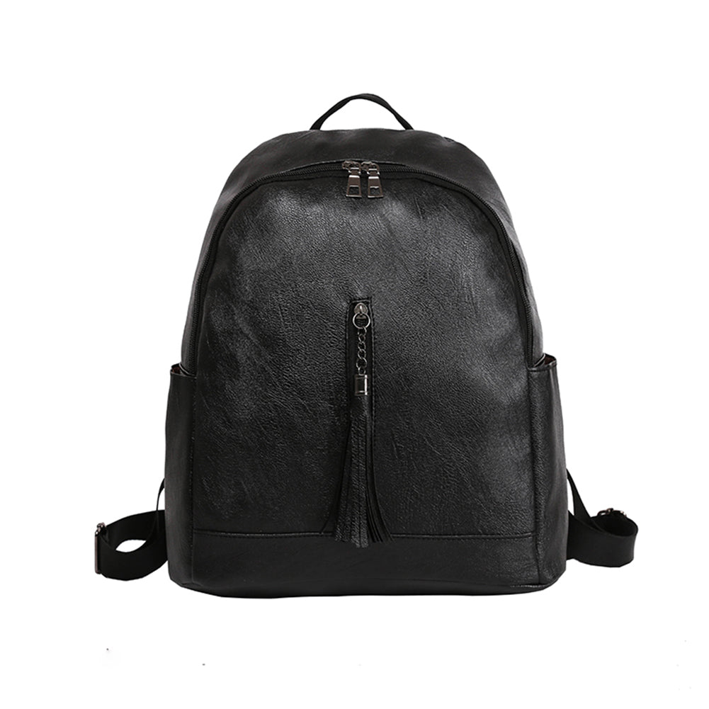 Women Fashion Faux Leather Backpack Casual Lightweight School Travel Daypack