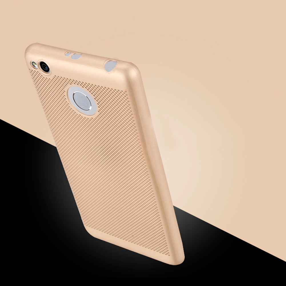Utral Thin Xiaomi Redmi 3S Mesh Design Radiating Back Covers Super Light PC Hard Phone Case for Redmi 3S