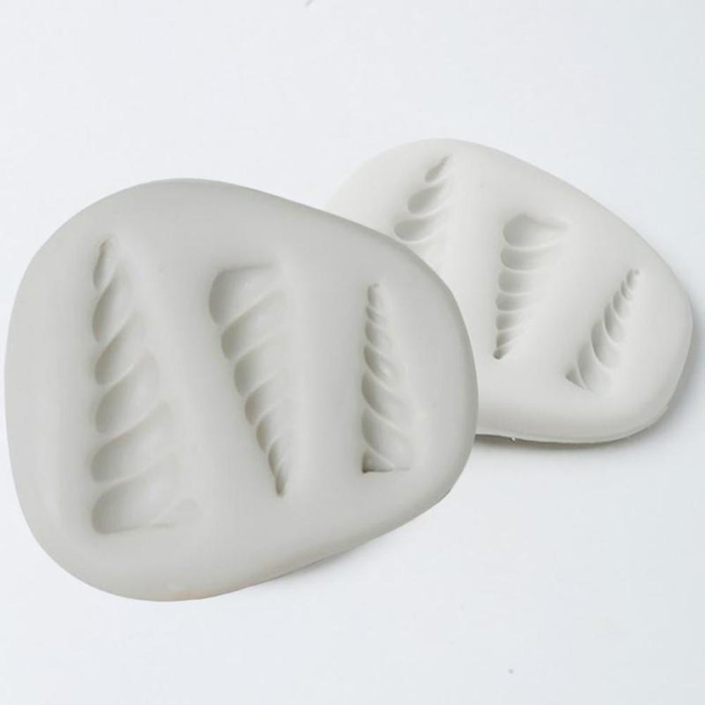 Cute 3D Unicorn Horn Shape Silicone Mold Fondant Cake Mold