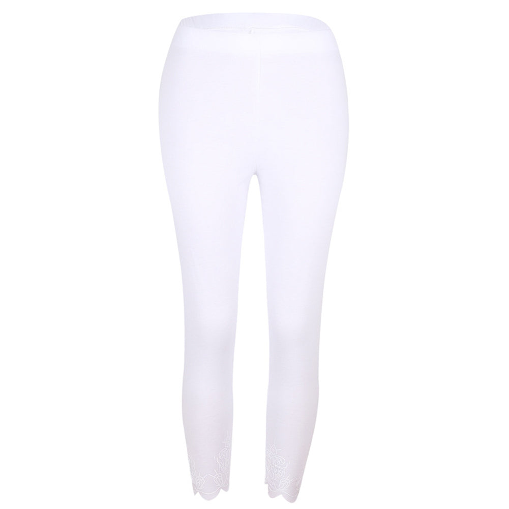 Women Casual Printing Slim Elasticity Leggings Skinny Pants Trousers Tights